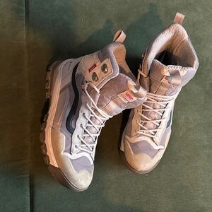 Vans Gray and Tan Outdoor Boots